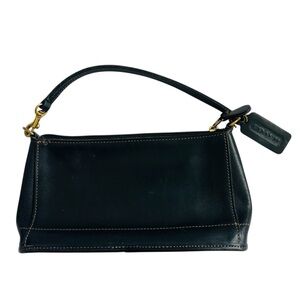 COACH Black Soft Leather Shoulder Bag